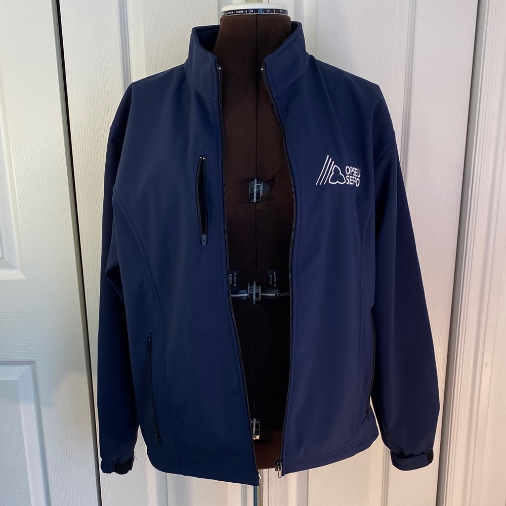NWOT Canadian Union Apparel Women's Navy Zip-Up Jacket, XL